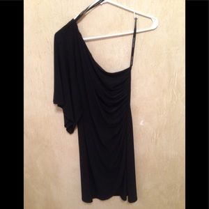 Blk off the should Women’s Dress